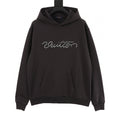 Louis Vuitton Vuitton Script Pearl-Beaded Cursive Logo Oversized Pullover Hoodie