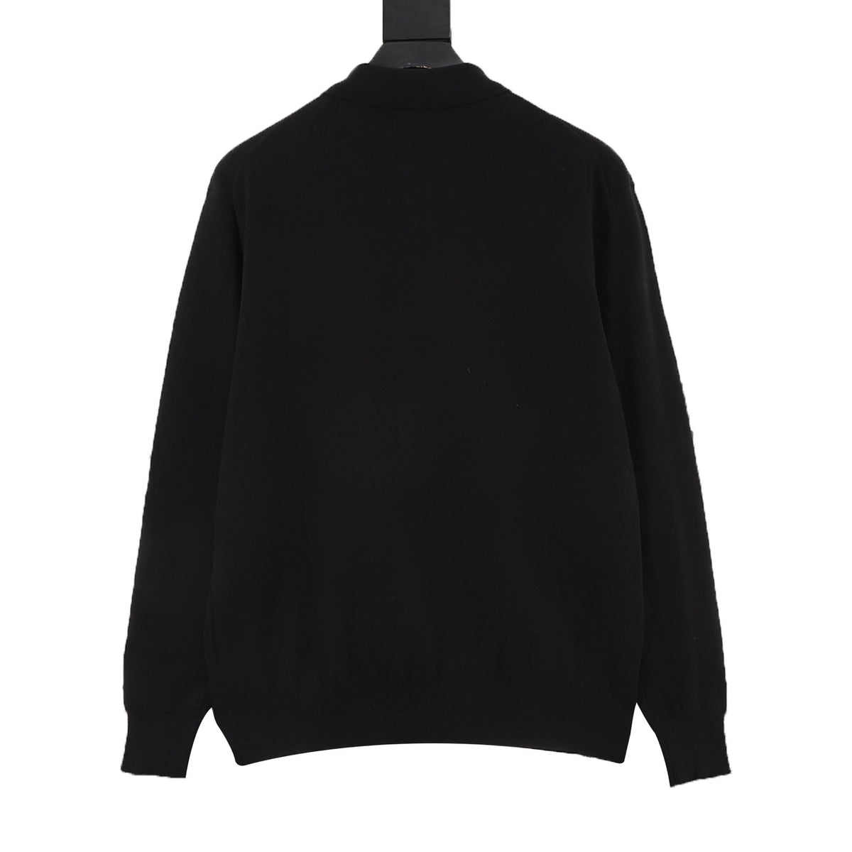 Polo Ralph Lauren Women's & Men's Black Pony Logo Long-Sleeve Knit Polo
