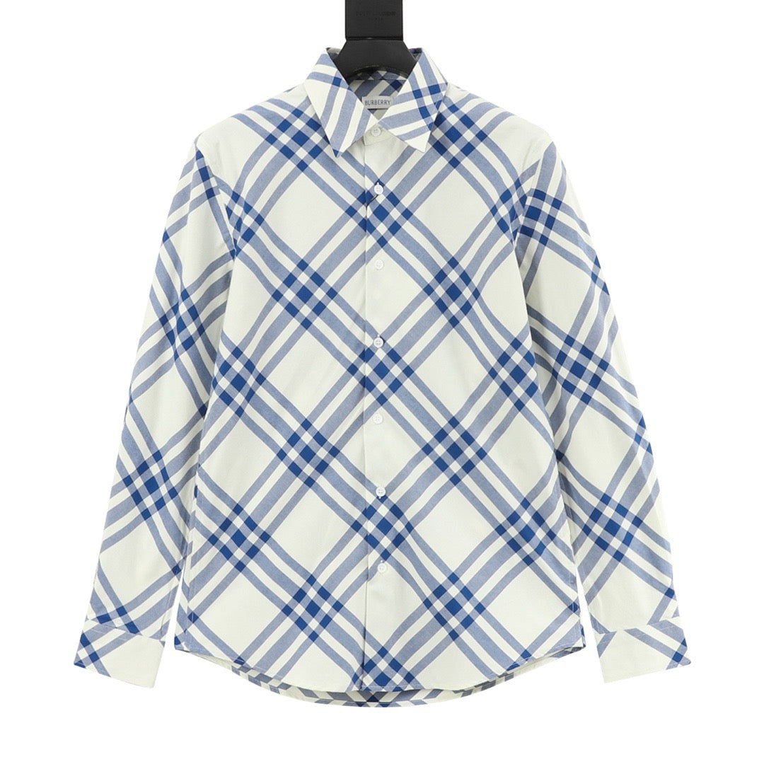 Burberry Vintage Check Cotton Twill Long-Sleeve Shirt