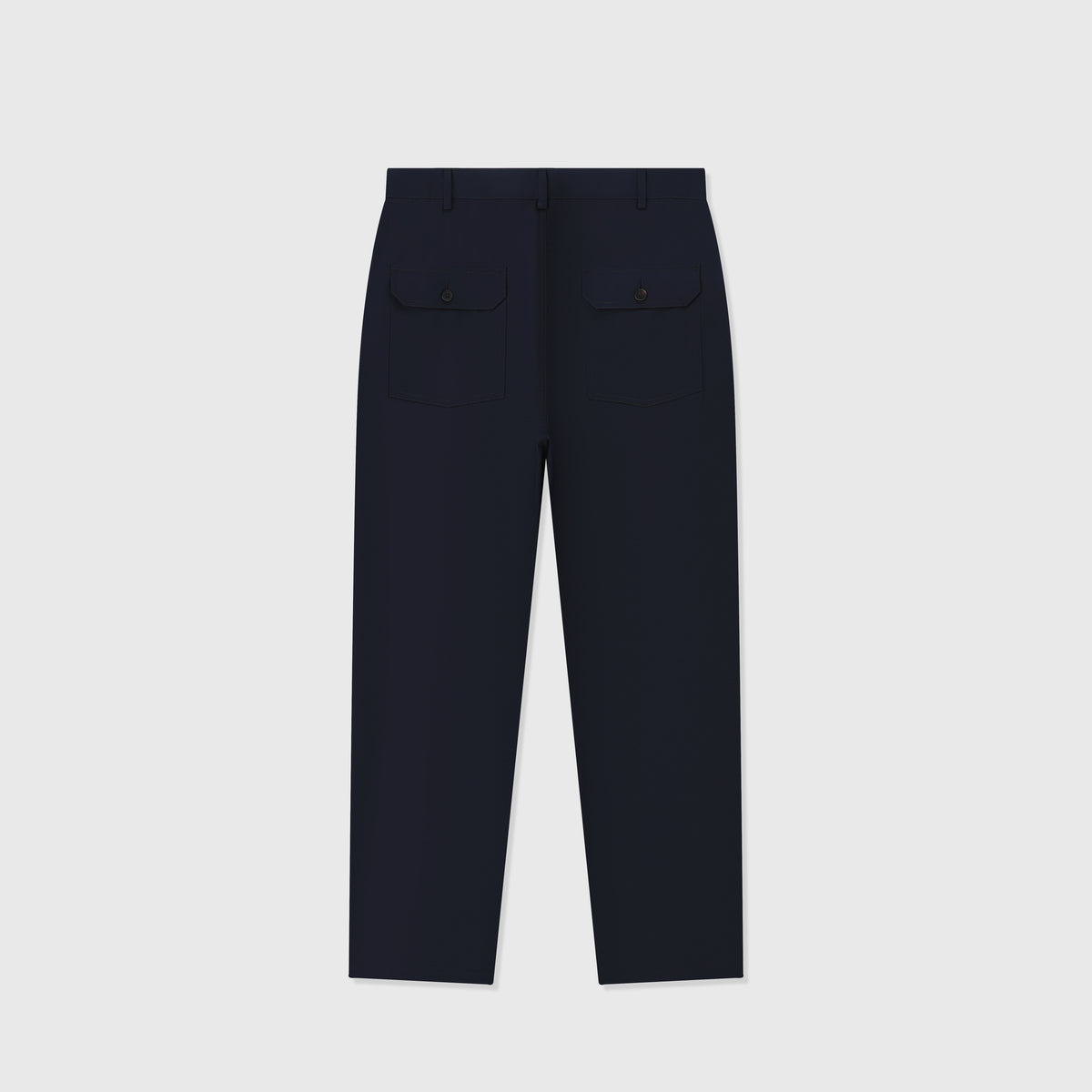 Loro Piana Navy Straight-Leg Wool Trousers | Women's & Men's Styling