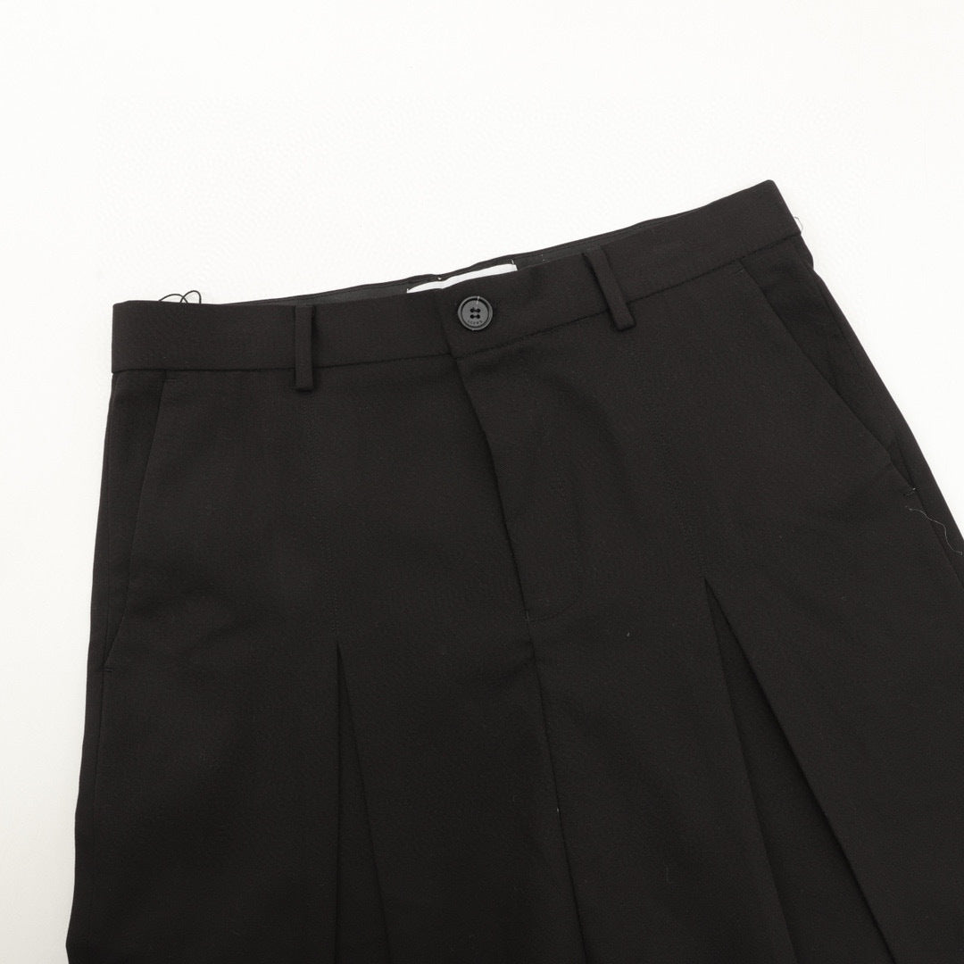 Loewe Deep Pleat Wide-Leg Tailored Trousers