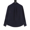 Ralph Lauren Women's Men's Navy Pony Logo Long-Sleeve Linen Shirt