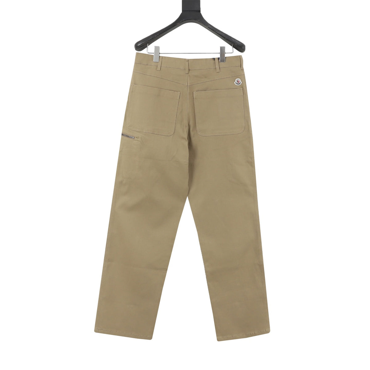 Moncler Women's Men's Beige Straight-Leg Pants