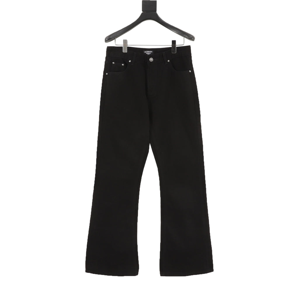 Balenciaga Flared Jeans — Black, Five-Pocket | SS26