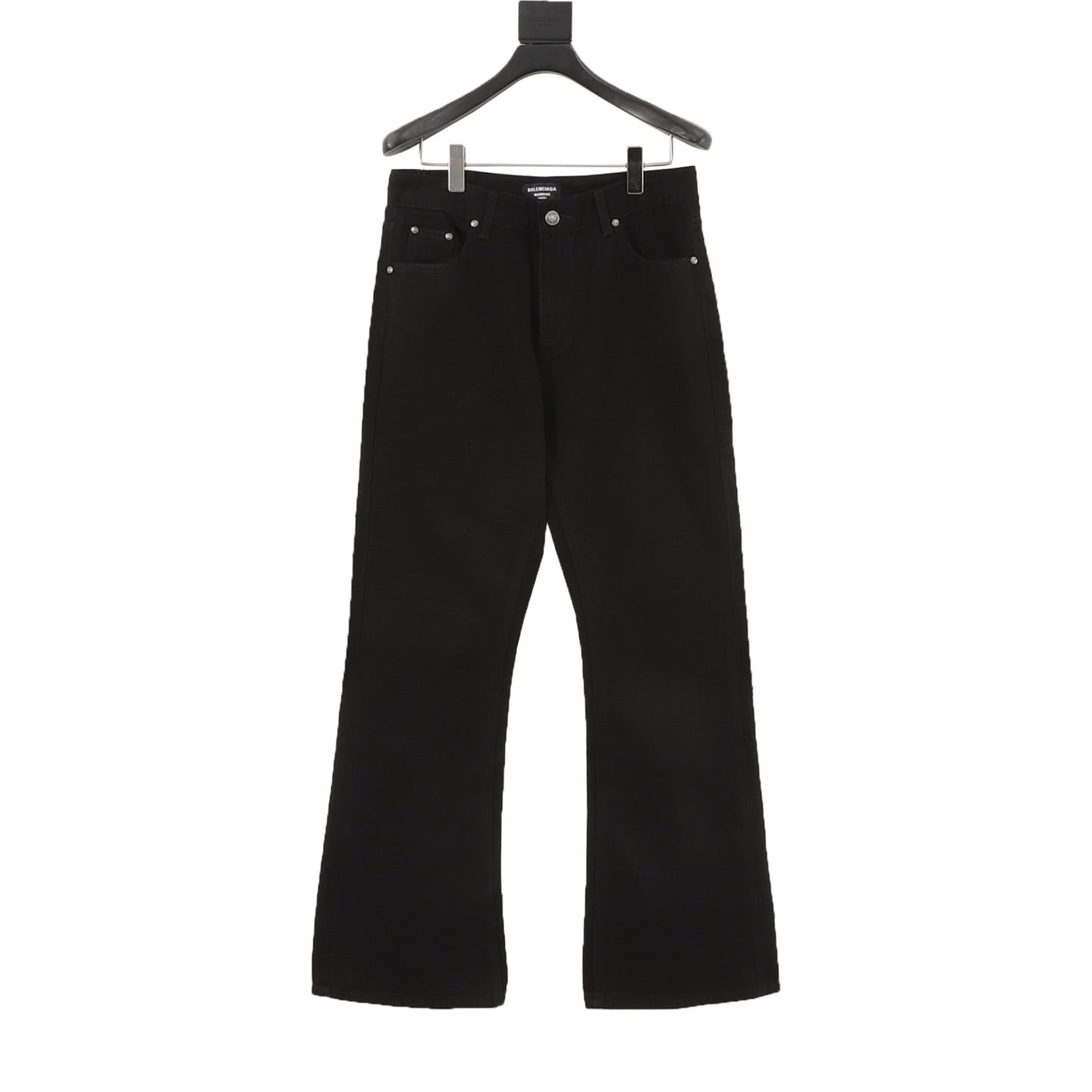 Balenciaga Flared Jeans — Black, Five-Pocket | SS26