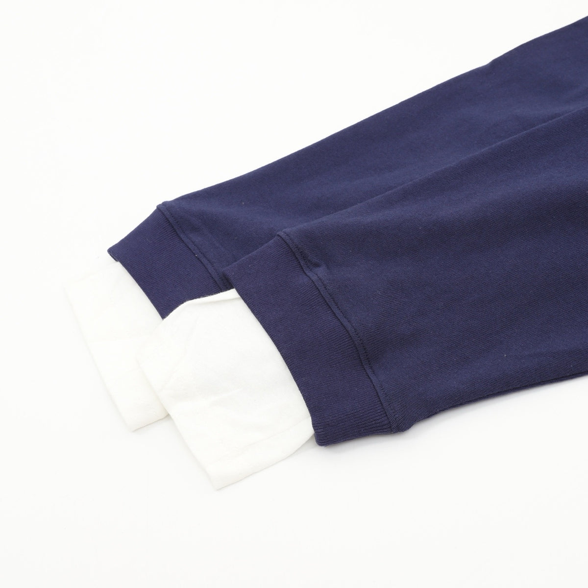 Acne Studios Women's / Men's Layered-Look Long-Sleeve T-Shirt in Navy