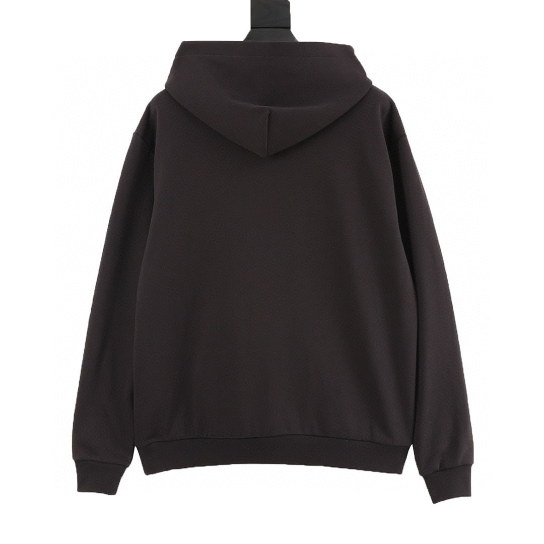 Louis Vuitton Vuitton Script Pearl-Beaded Cursive Logo Oversized Pullover Hoodie