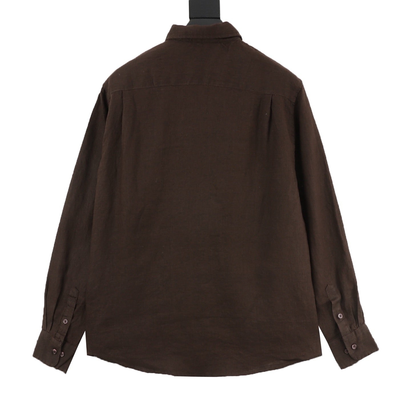Loro Piana LP Linen Shirt | Dark Brown Breathable Luxury Long Sleeve