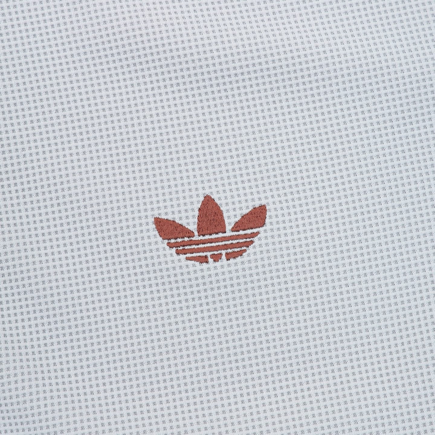Adidas Originals American Retro Trefoil Track Jacket | Cream Burgundy Stripe Navy Trim