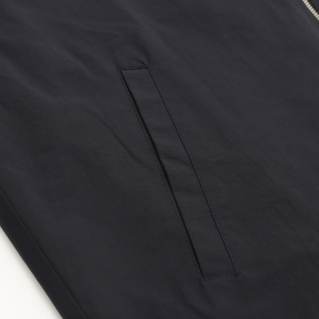 Loewe Anagram Embroidered Zip-Up Jacket with Striped Lining
