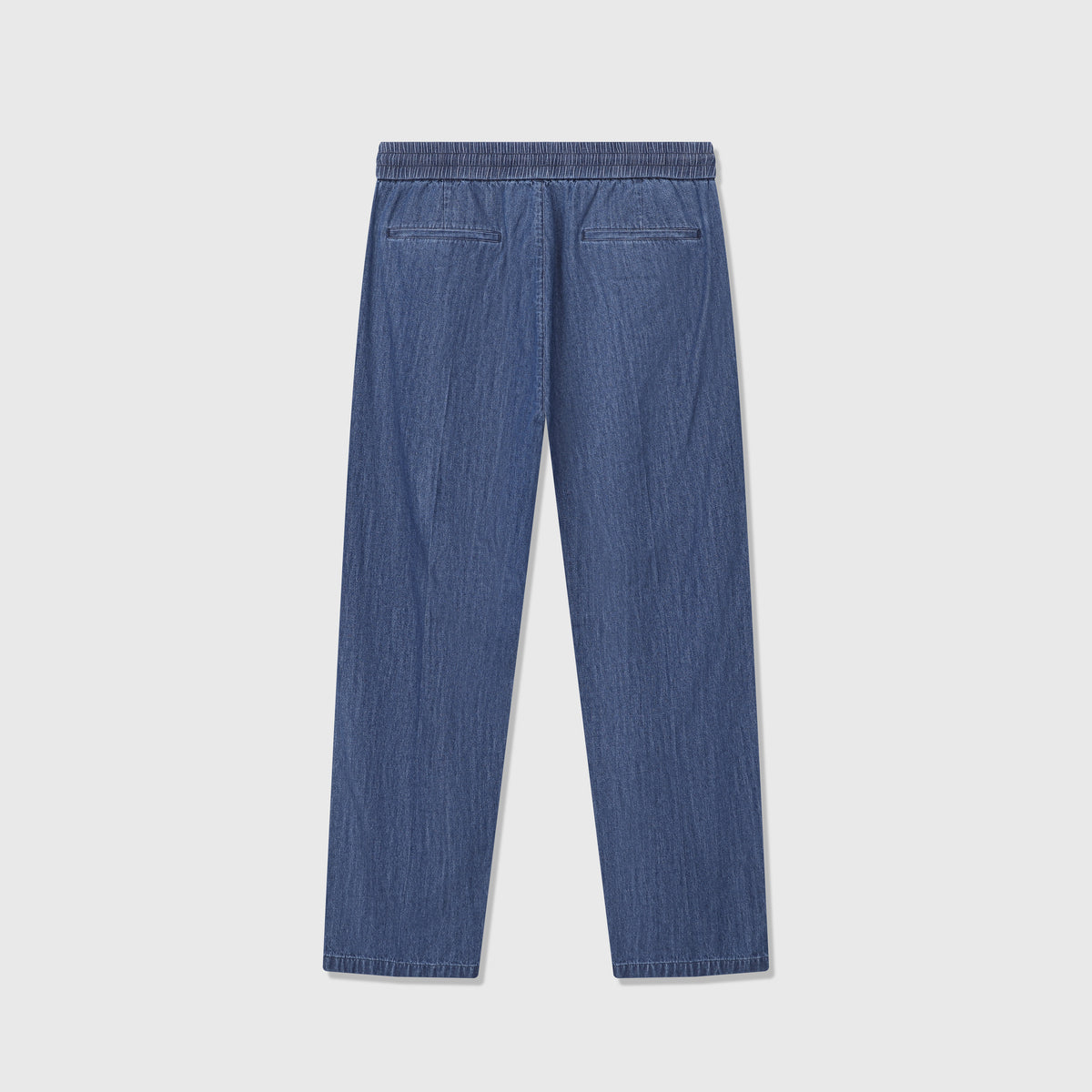 Loro Piana Dark Blue Drawstring Denim Trousers | Women's & Men's Styling