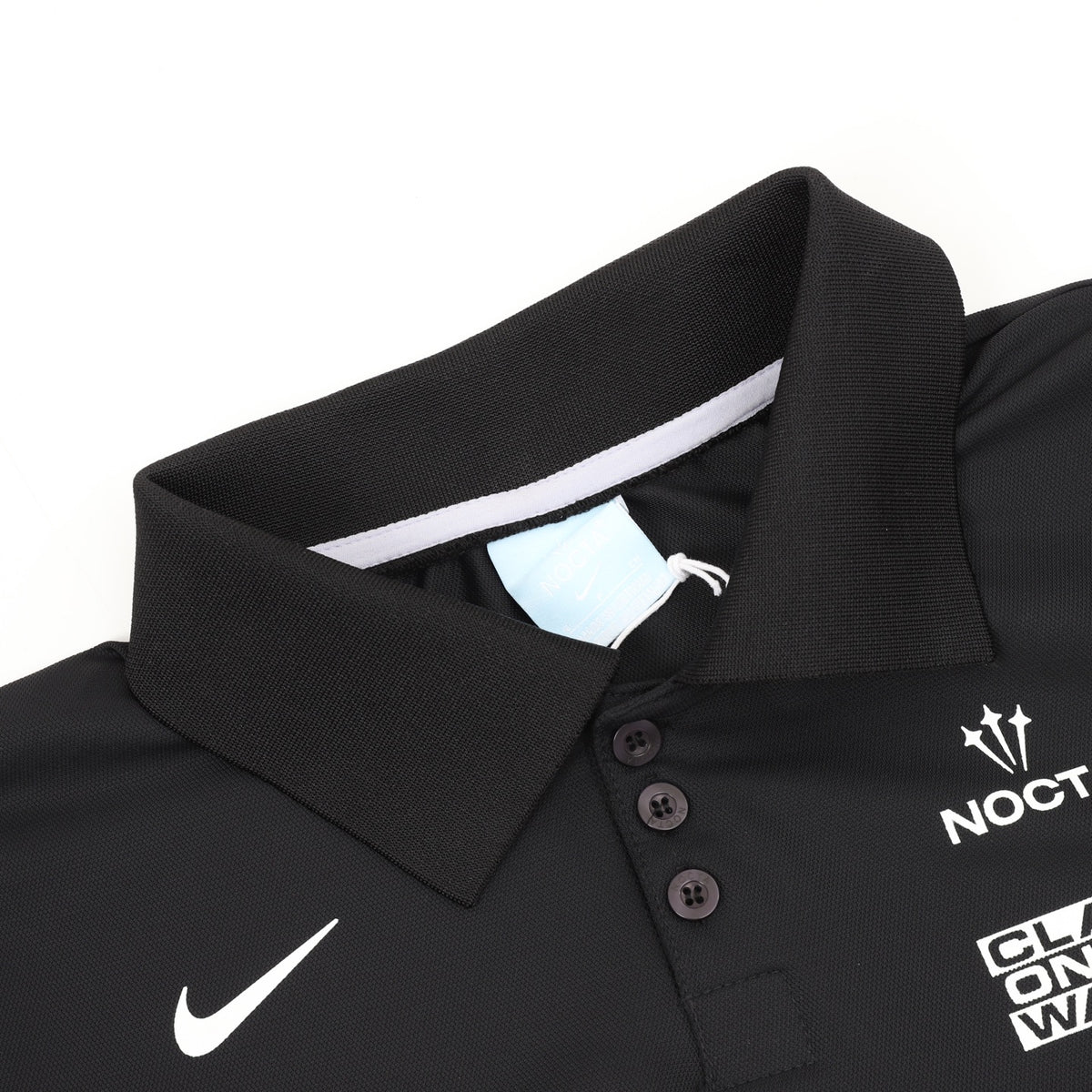 Nike NOCTA Men's Black Multi-Logo Polo Shirt