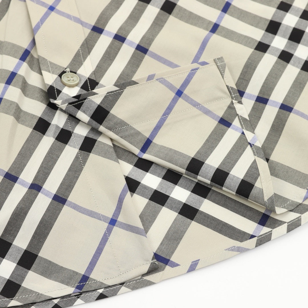 Burberry Vintage Check Cotton Twill Long-Sleeve Shirt