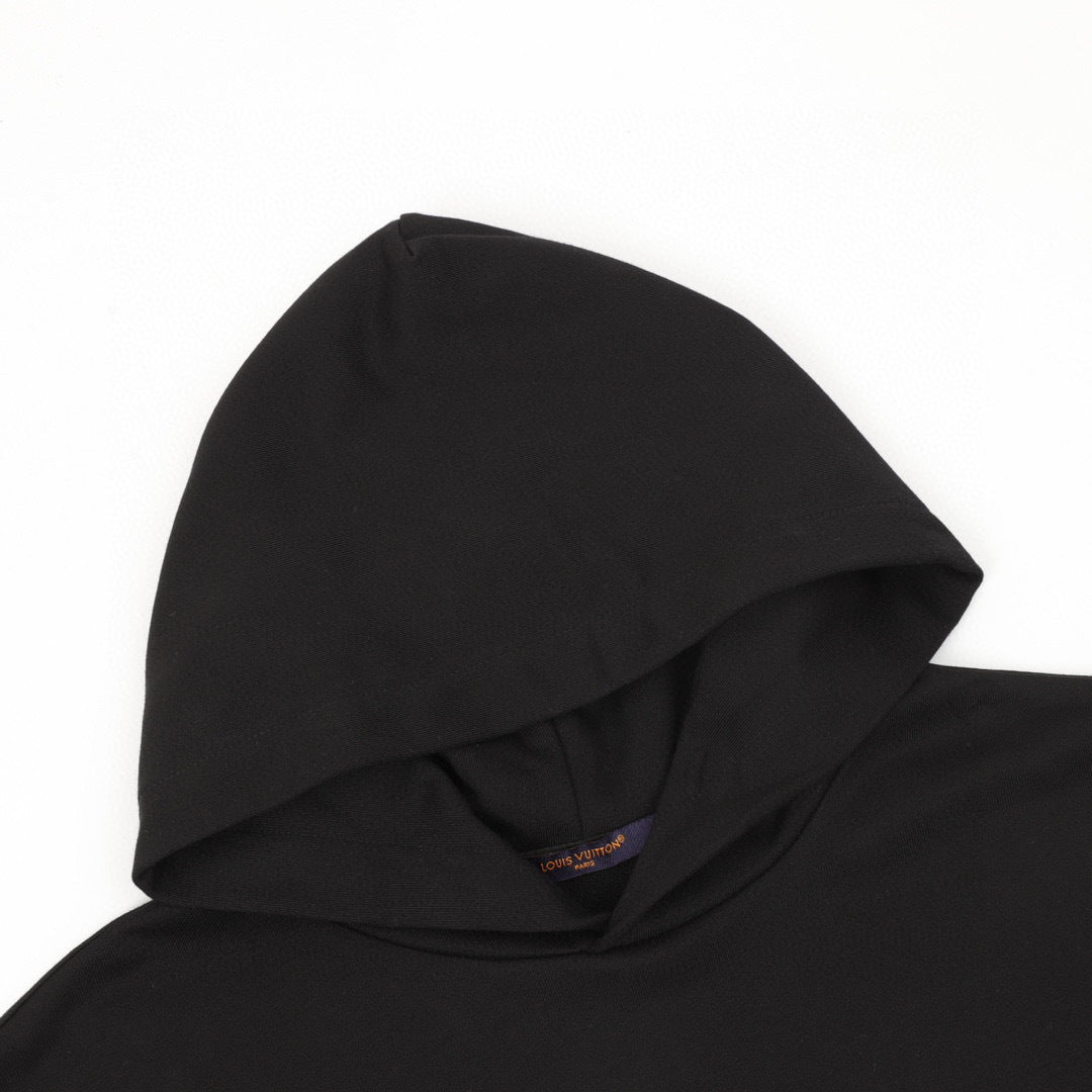 Louis Vuitton LV Tonal Embossed Logo Oversized Pullover Hoodie