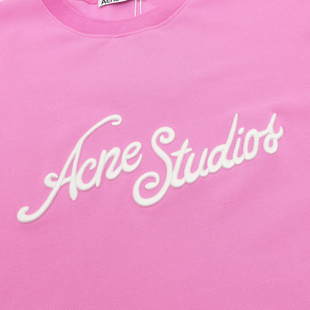 Acne Studios Logo Embroidered Long-Sleeve T-Shirt