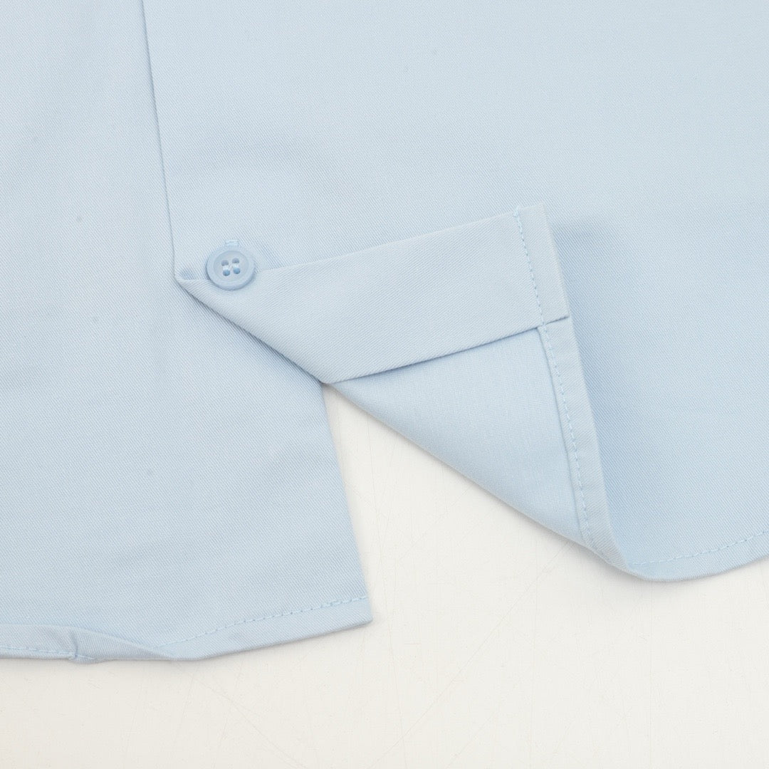 Loewe Two-Tone Patchwork Long-Sleeve Shirt