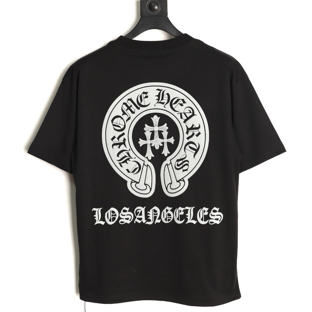 Chrome Hearts Men's Black Cross Logo T-Shirt