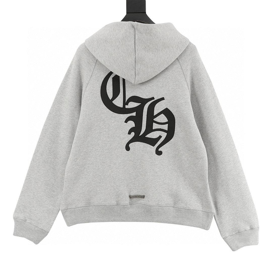 CH Logo Sanskrit Embroidery Hoodie
