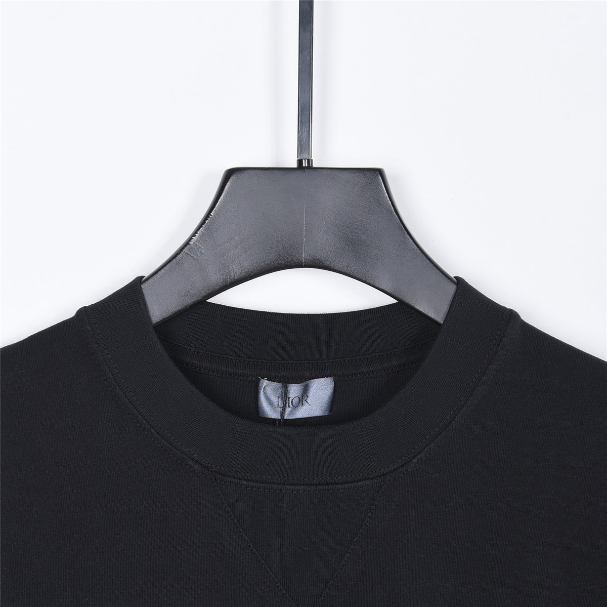Off-White "For My Real Friends" Print Short-Sleeve T-Shirt in Black