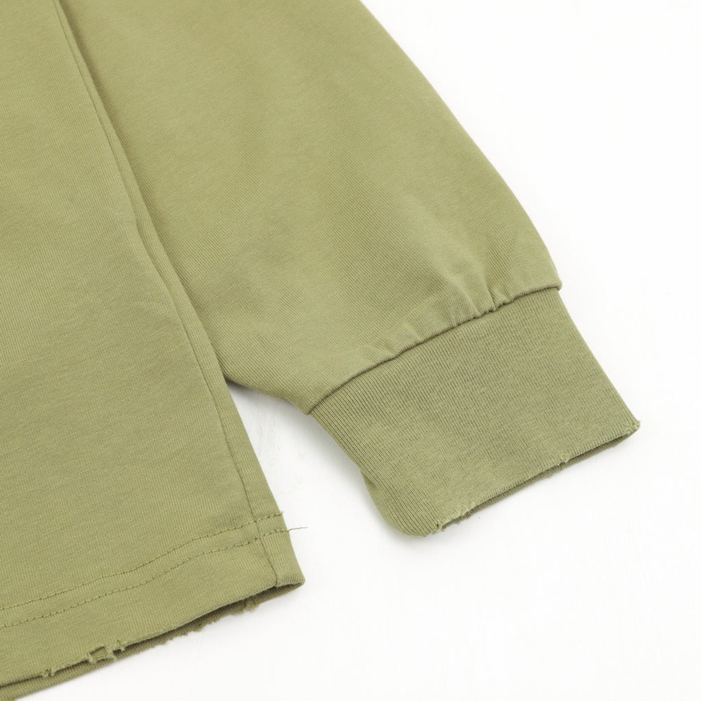 VOGUE Women's Men's Olive Logo Long-Sleeve T-Shirt