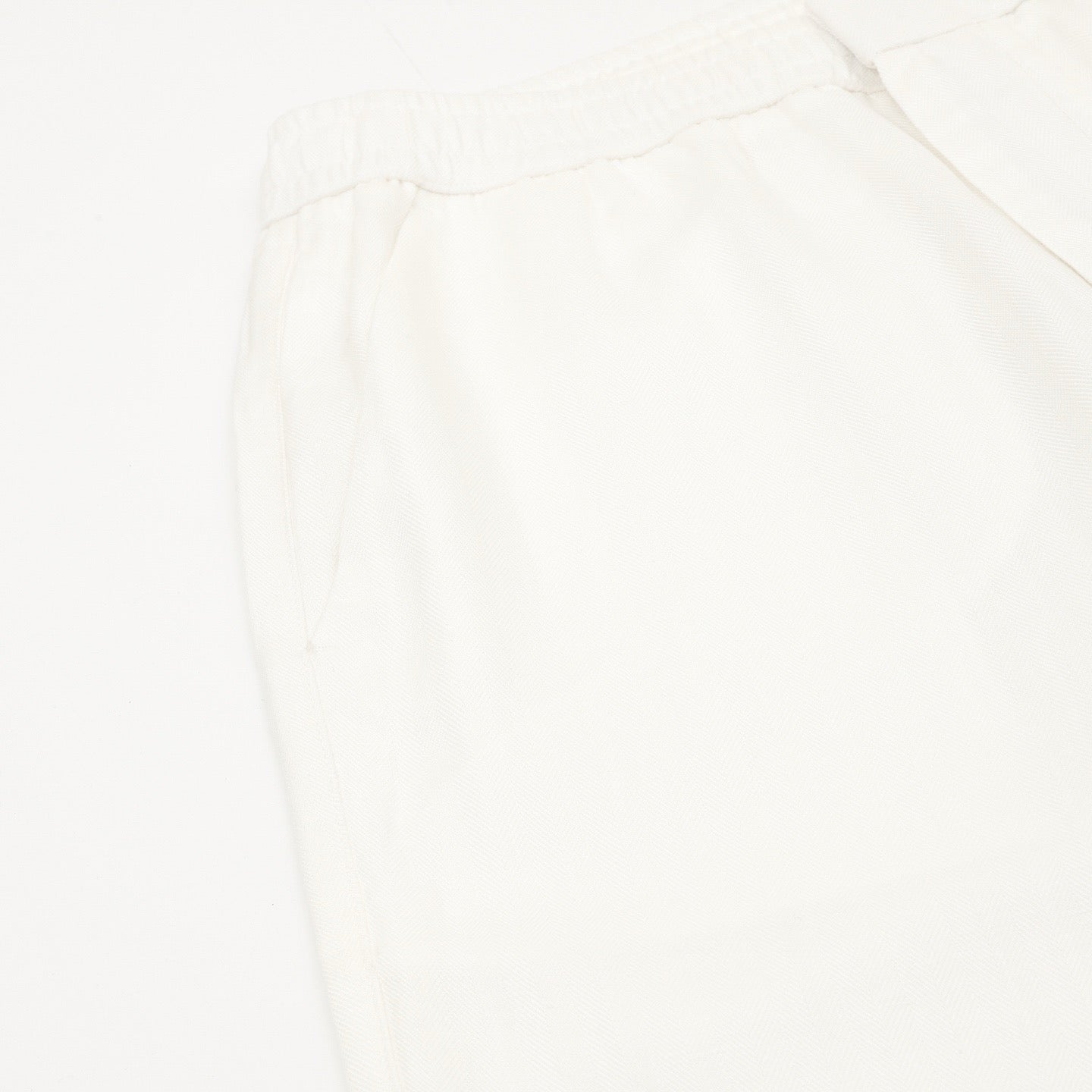 Brunello Cucinelli Drawstring Herringbone Linen Trousers