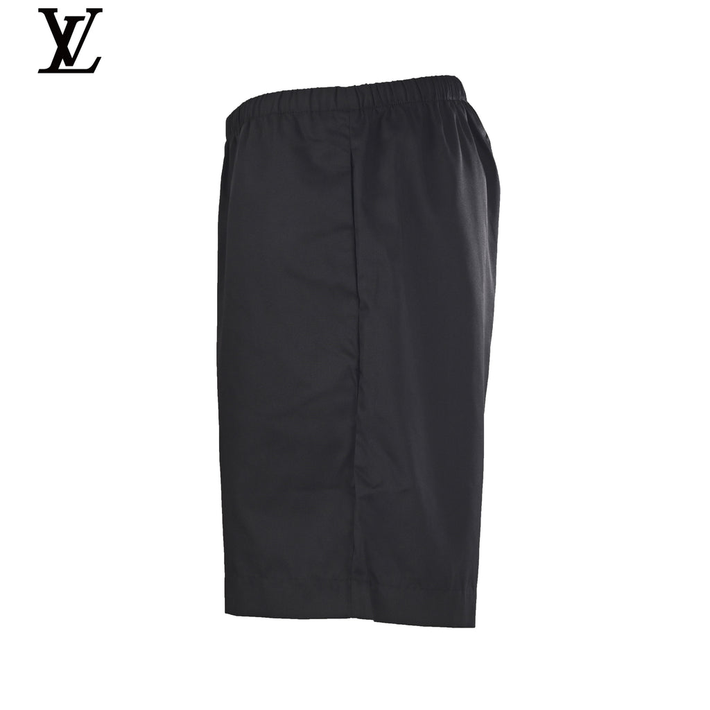 Louis Vuitton Men's Black Elastic Waist Shorts
