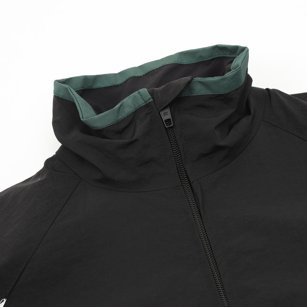 Balenciaga BLCG Sport Logo Track Jacket — Black, Geometric Panel | FW24