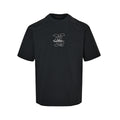 Louis Vuitton Line-Drawing LV Embroidered Short-Sleeve T-Shirt in Black