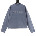 Balenciaga Five-Star Print Sleeve Logo Oversized Long-Sleeve T-Shirt