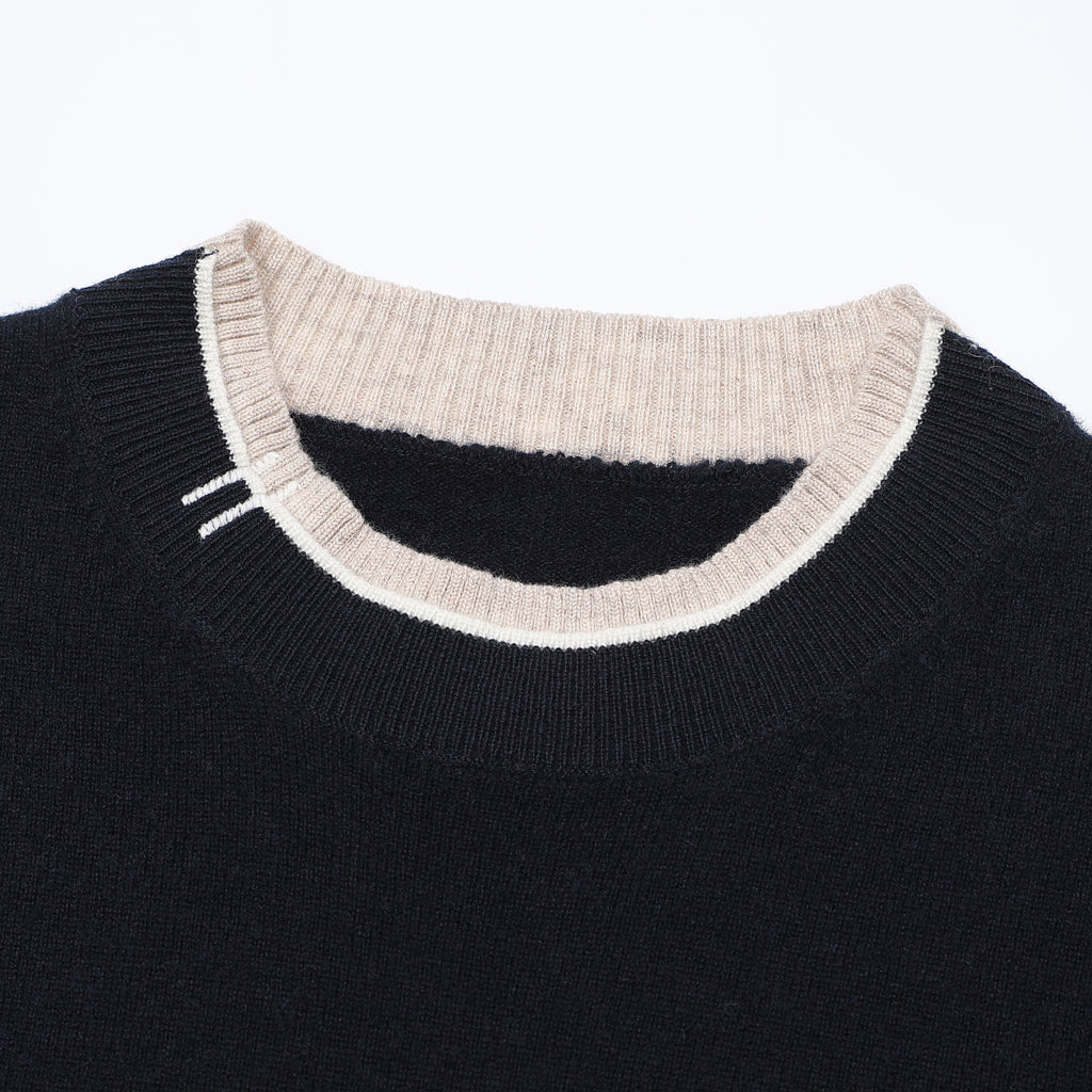 Hermès Men's Crewneck Sweater in Navy