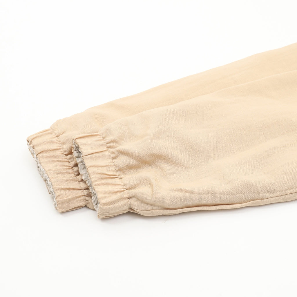Loro Piana Women's Men's Beige Stand-Collar Zip-Up Jacket