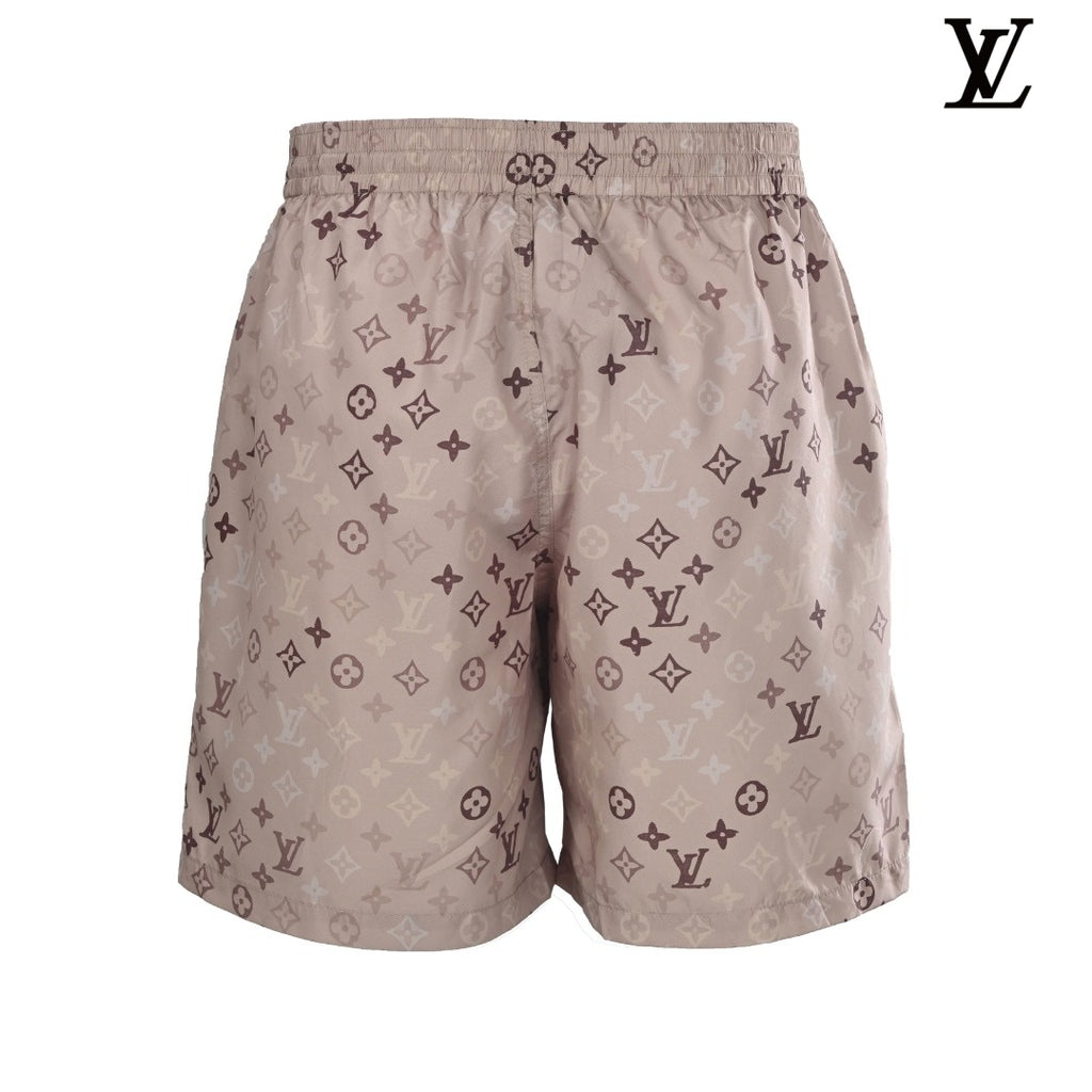 Louis Vuitton Nude Monogram Allover Print Swim Shorts