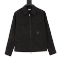 Moncler Women's & Men's Black Collared Multi-Pocket Field Jacket