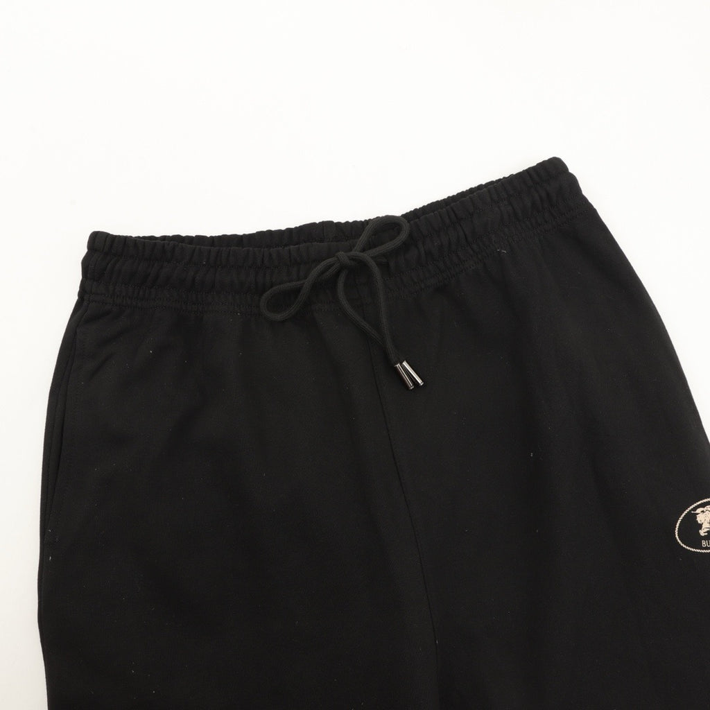 Burberry Women's & Men's Black Embroidered Logo Drawstring Sweatpants