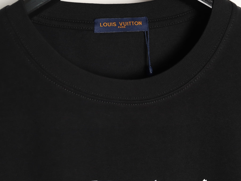 Louis Vuitton Women's / Men's Sketch Monogram Print T-Shirt in Black