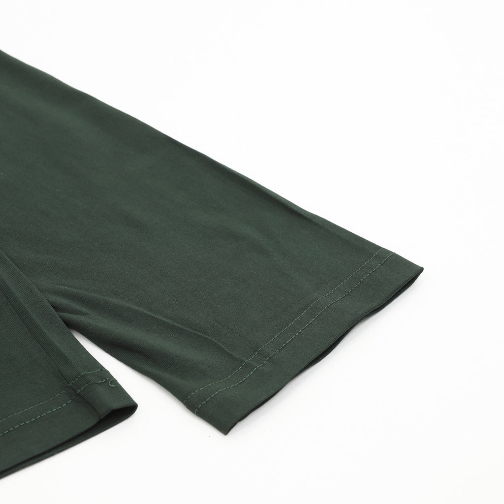 Acne Studios Women's Men's Dark Green Script Logo Long-Sleeve T-Shirt