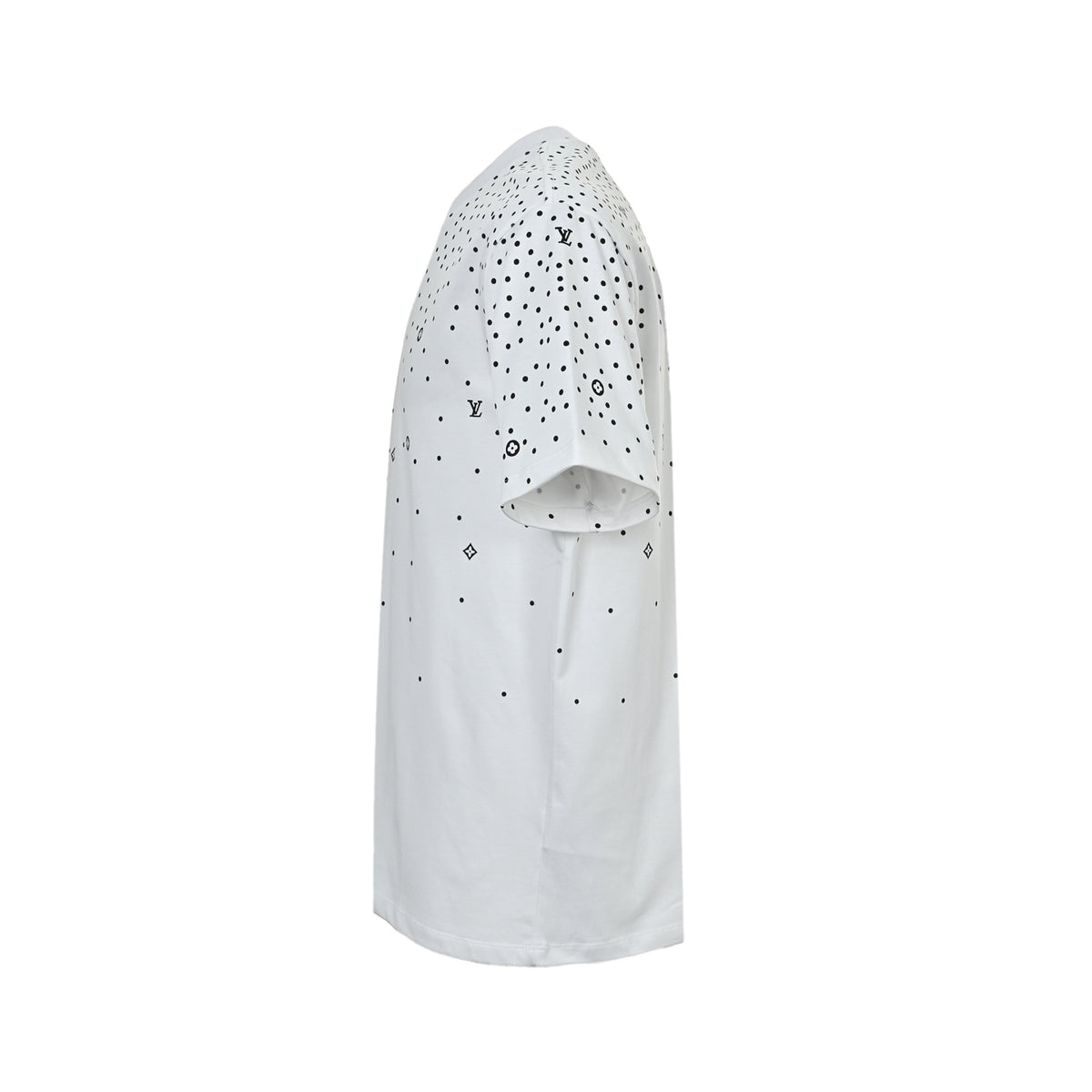 Louis Vuitton Polka Dot Monogram Short-Sleeve T-Shirt in White