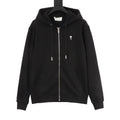 AMI Paris Ami de Cœur Zip-Up Hoodie — Black, Heart Logo