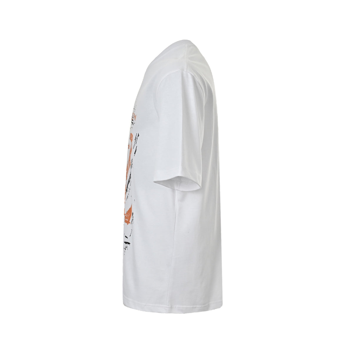 Louis Vuitton Brushstroke LV Logo Print Short-Sleeve T-Shirt in White