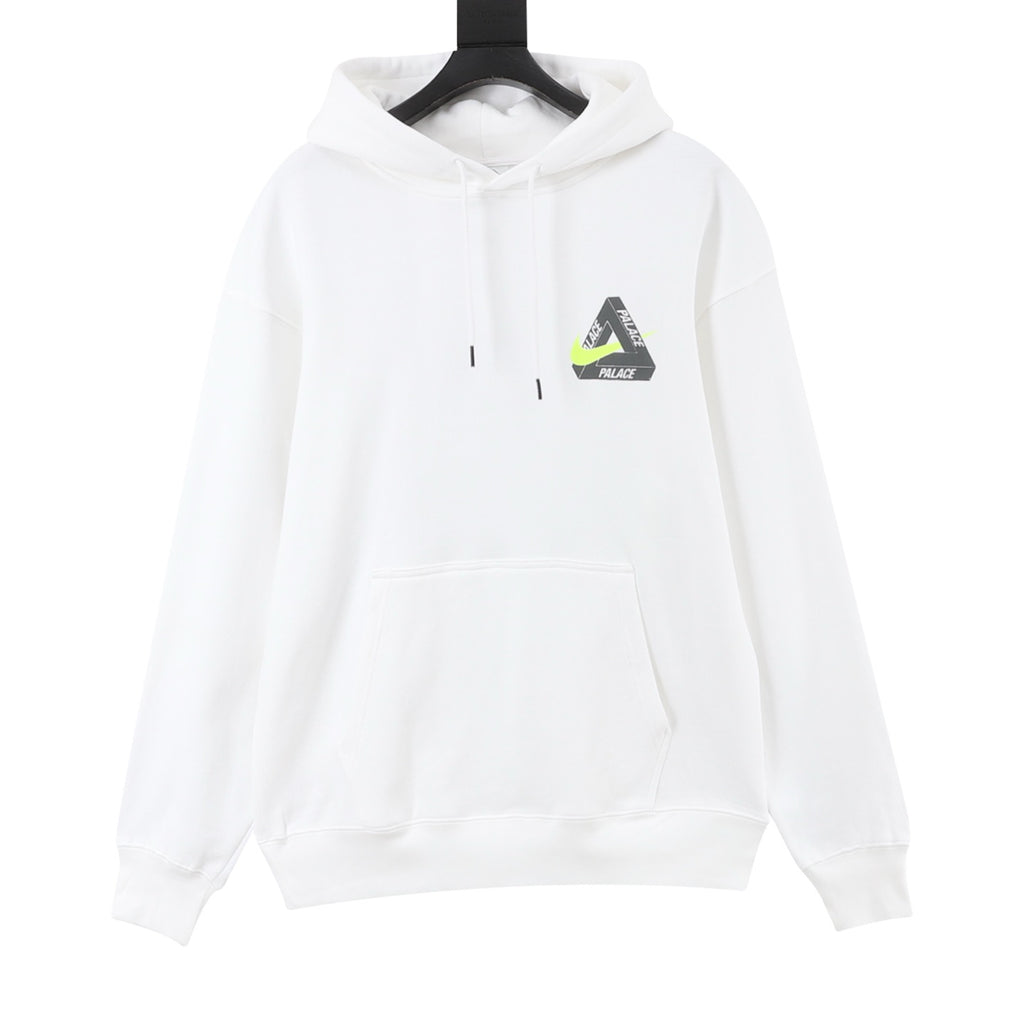 Palace x Nike Women's Men's White Triangle Logo Hoodie
