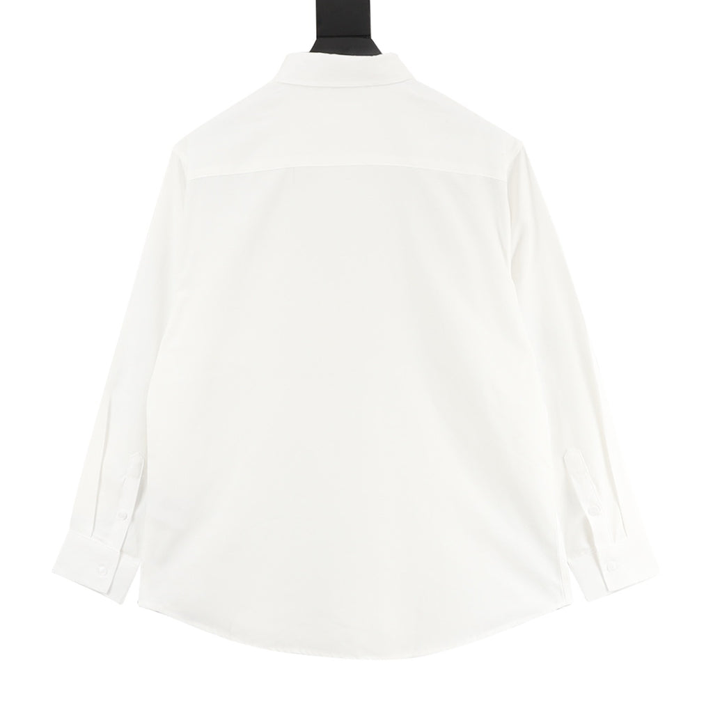 AMI Paris Ami de Cœur Chest Pocket Shirt — Navy Blue | 2026