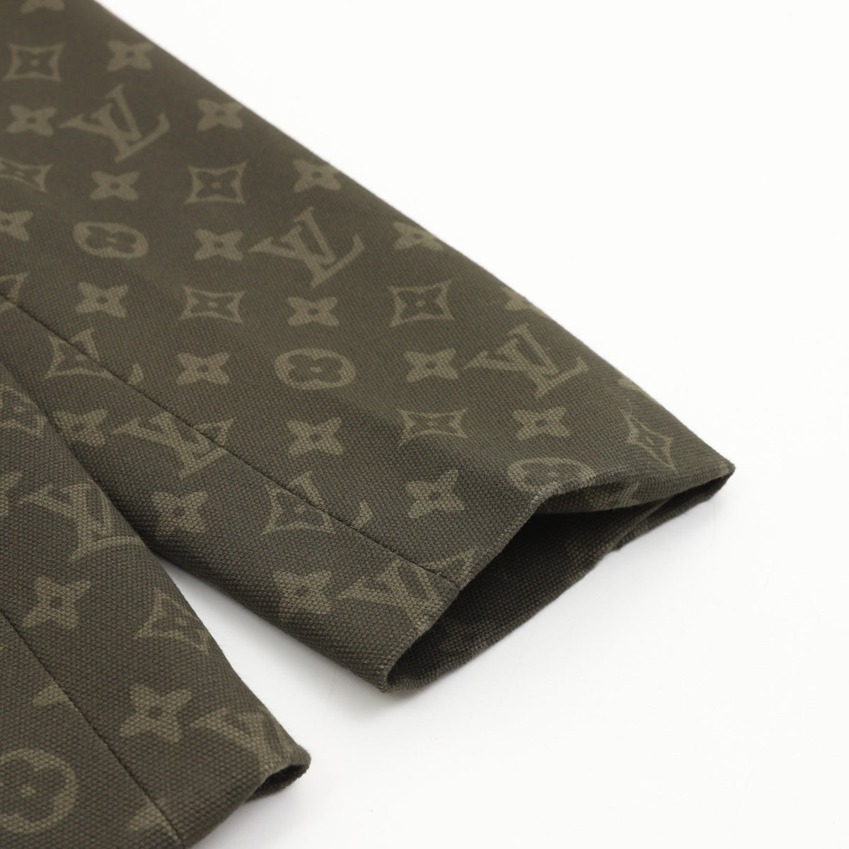 Louis Vuitton Women's & Men's Olive Monogram Three-Button Blazer