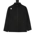 Descente Women's Men's Black Stand-Collar Full-Zip Jacket