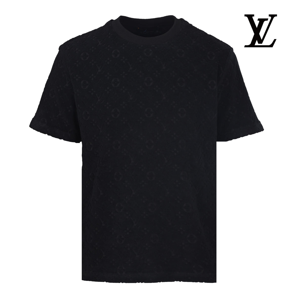 Louis Vuitton Men's Black Monogram Towelling T-Shirt