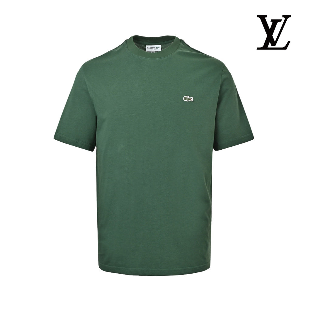 Lacoste Men's Green Logo Patch T-Shirt