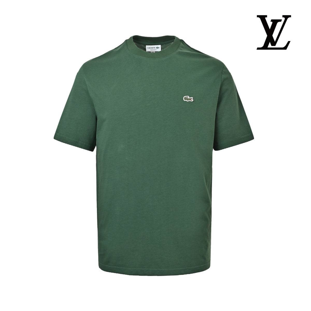Lacoste Men's Green Logo Patch T-Shirt