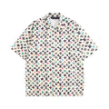 Louis Vuitton Multicolor Graffiti Monogram Short-Sleeve Shirt in White