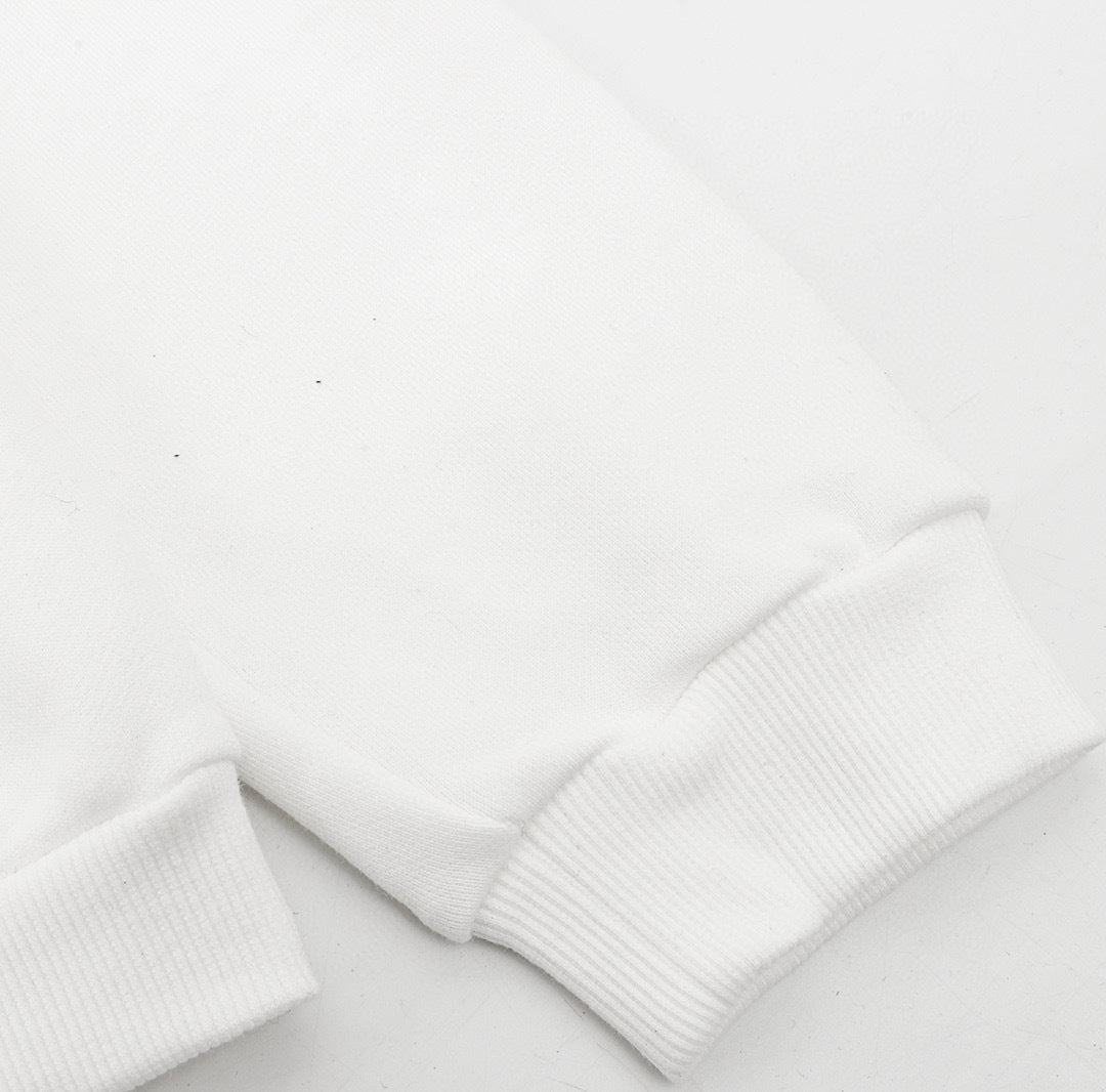 Celine Chest Logo Print Oversized Crew Neck Sweatshirt
