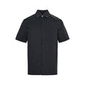 Louis Vuitton Women's / Men's Embossed-Pocket Short-Sleeve Shirt in Black