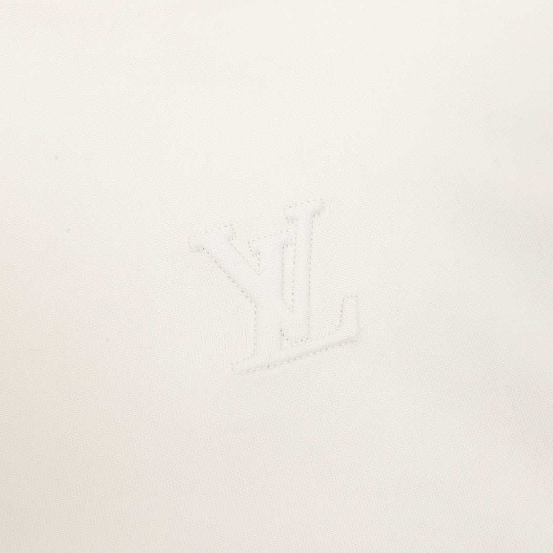 Louis Vuitton LV Tonal Embossed Logo Oversized Pullover Hoodie